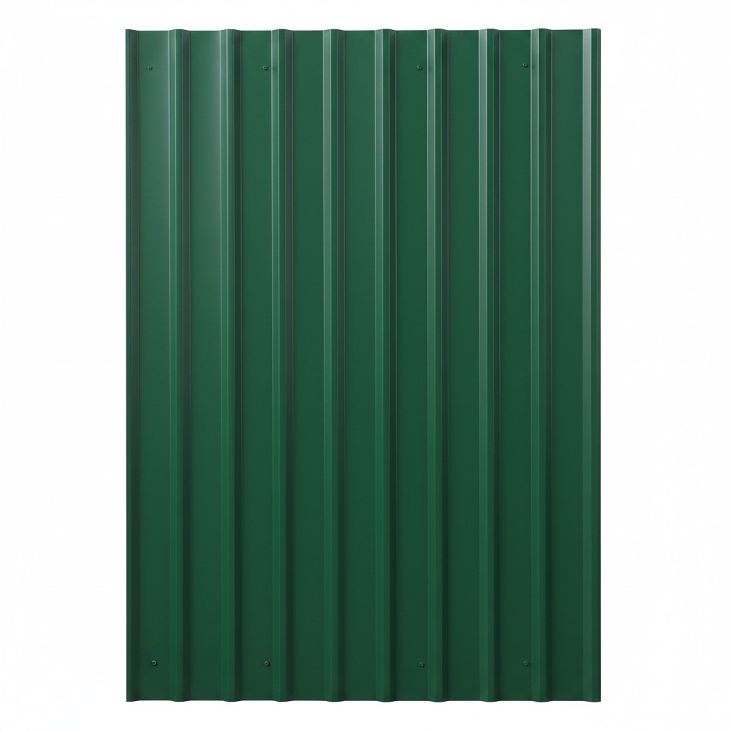 Профнастил С20 Ral 6005 зеленый 1150х2000