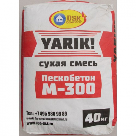 Пескобетон М300 Ярик 40кг